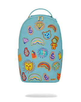 Sticker Pop Mavi DLXSV Sırt Çantası