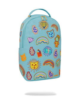 Sticker Pop Mavi DLXSV Sırt Çantası
